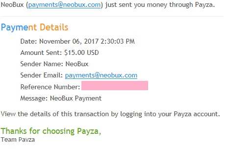 Payment 566 for Neobux