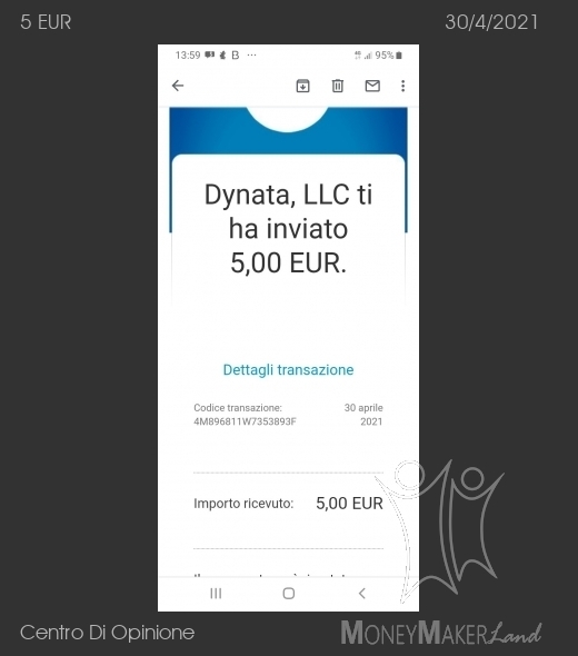 Payment 479 for Centro Di Opinione