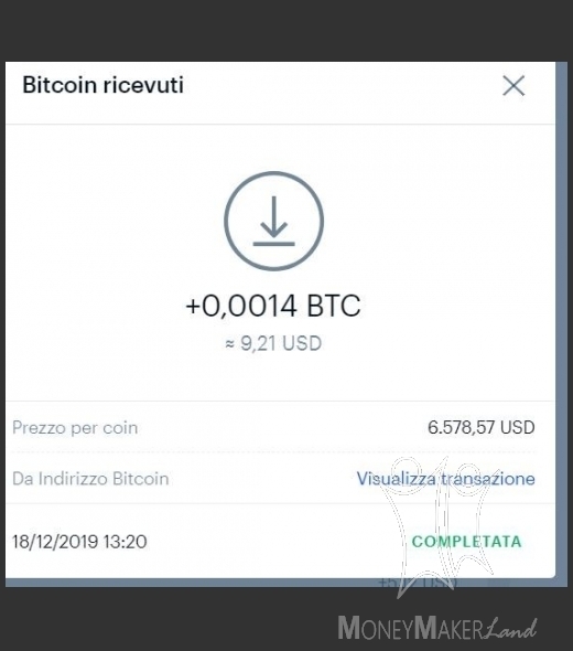 Pagamento 215 per Freebitcoin