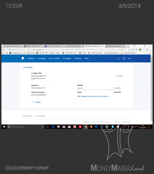 Payment 127 for Globaltestmarket