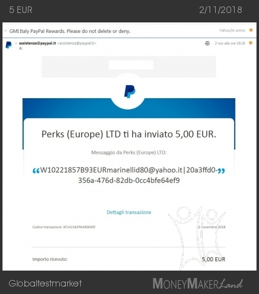 Payment 147 for Globaltestmarket