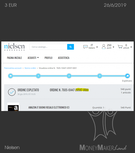 Payment 171 for Nielsen