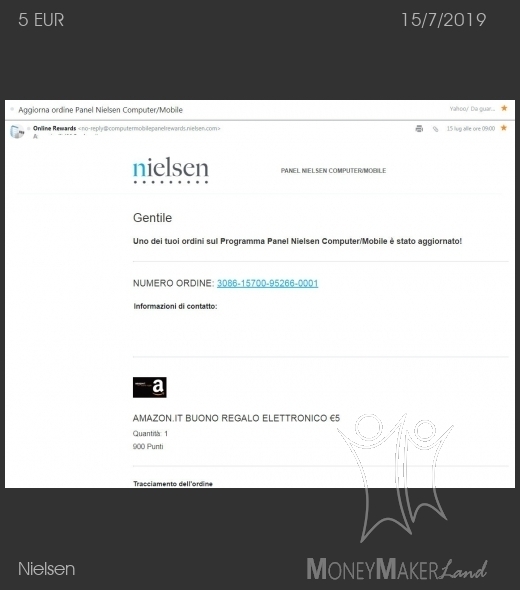 Payment 174 for Nielsen