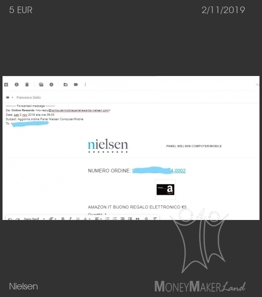 Payment 186 for Nielsen