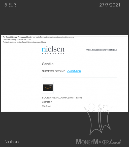 Payment 234 for Nielsen