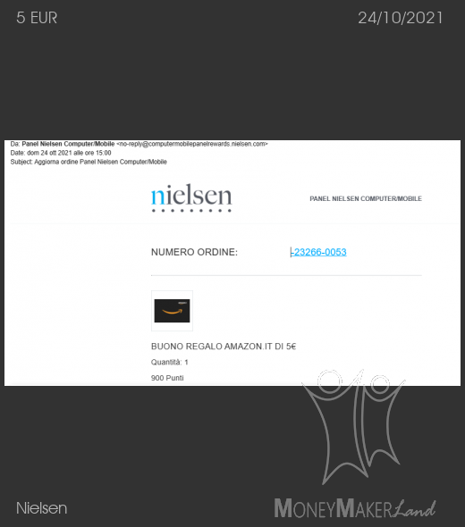 Payment 240 for Nielsen
