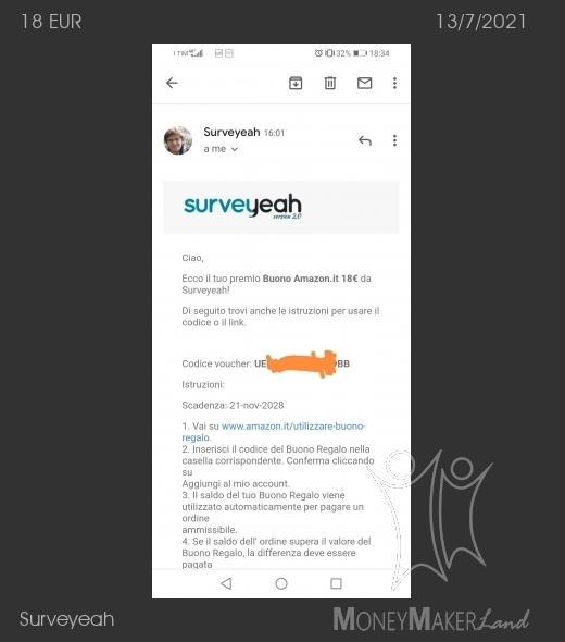 Payment 58 for Surveyeah