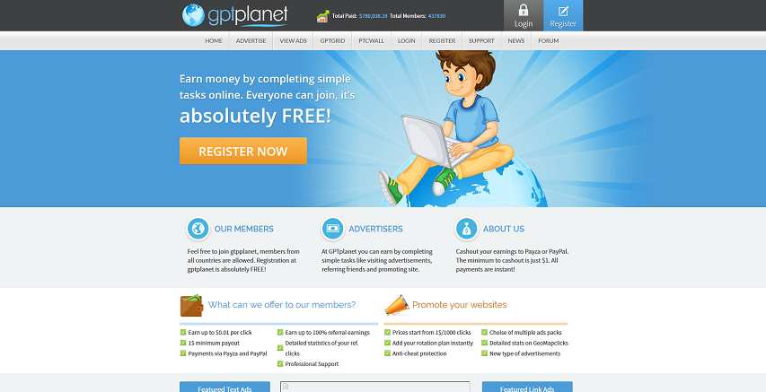 How to make money online e how to get free referrals with Gptplanet