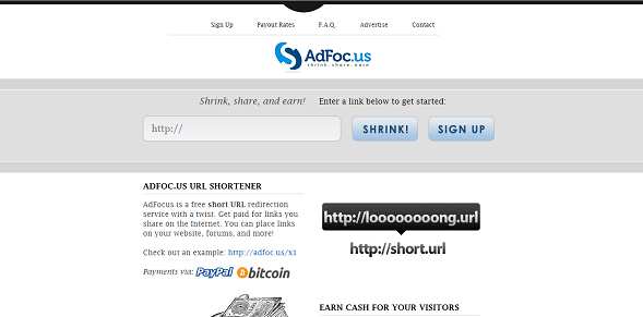 Come guadagnare online e trovare referrals diretti grati con Adfoc.us
