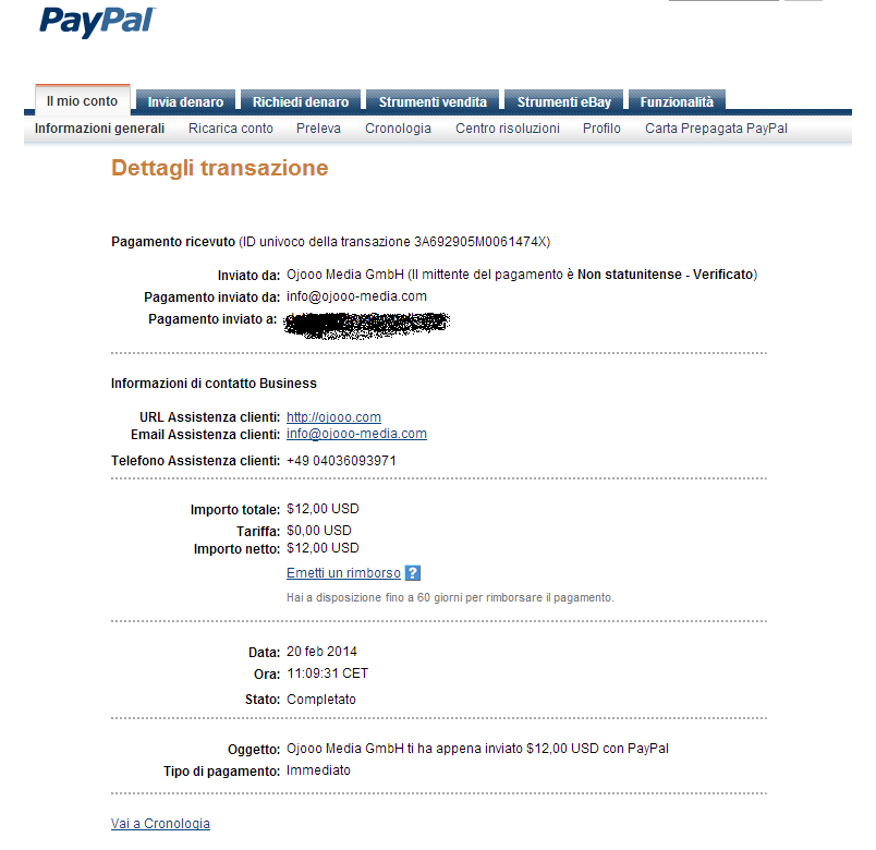 Payment 13 for Ojooo