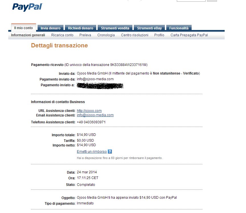 Payment 19 for Ojooo