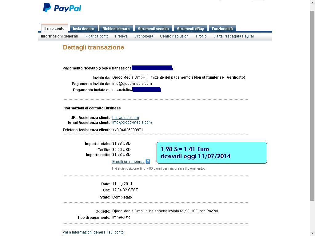 Payment 29 for Ojooo