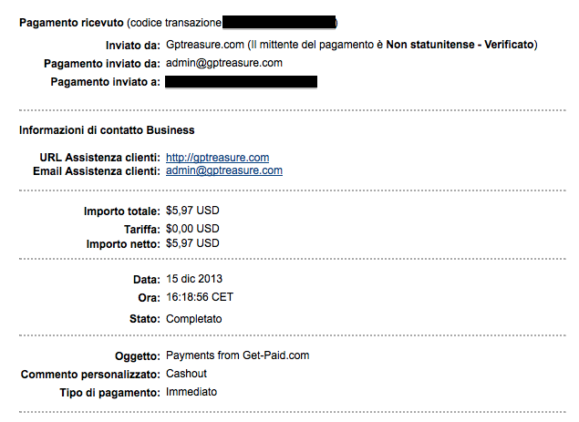 Pagamento 28 per Getpaid