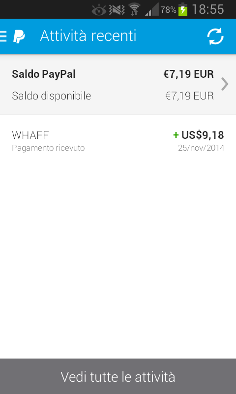 Payment 3 for Whaff