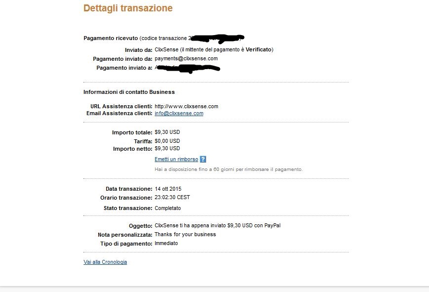 Payment 847 for Ysense