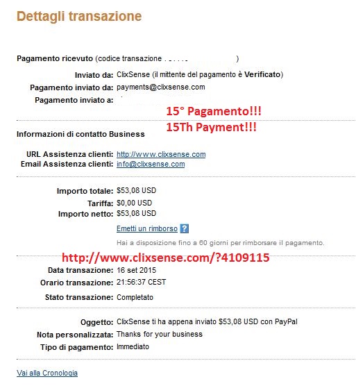 Payment 894 for Ysense