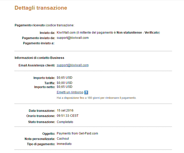 Payment 38 for Getpaid