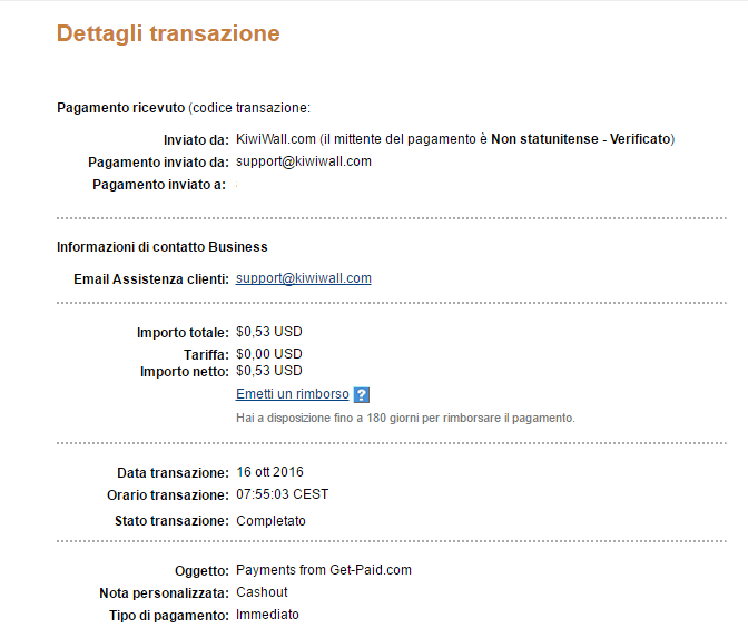 Payment 39 for Getpaid