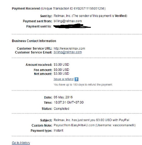 Payment 86 for Easyhits4u