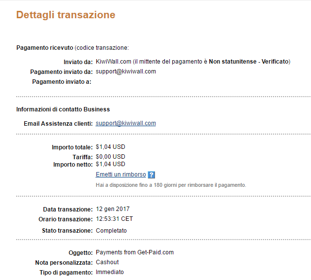 Payment 42 for Getpaid