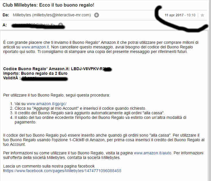 Pagamento 7 per Club Millebytes