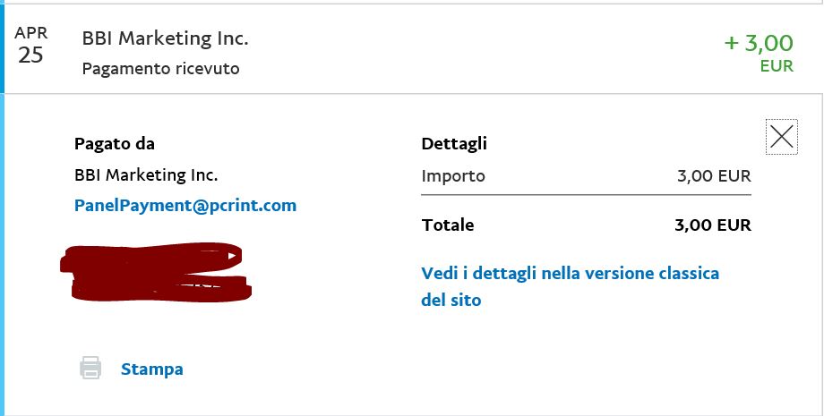 Payment 170 for Foresta D'opinioni