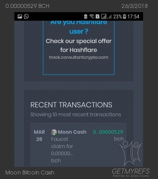 Single Payment For Moon Bitcoin Cash Of 0 00000529 Bch - 